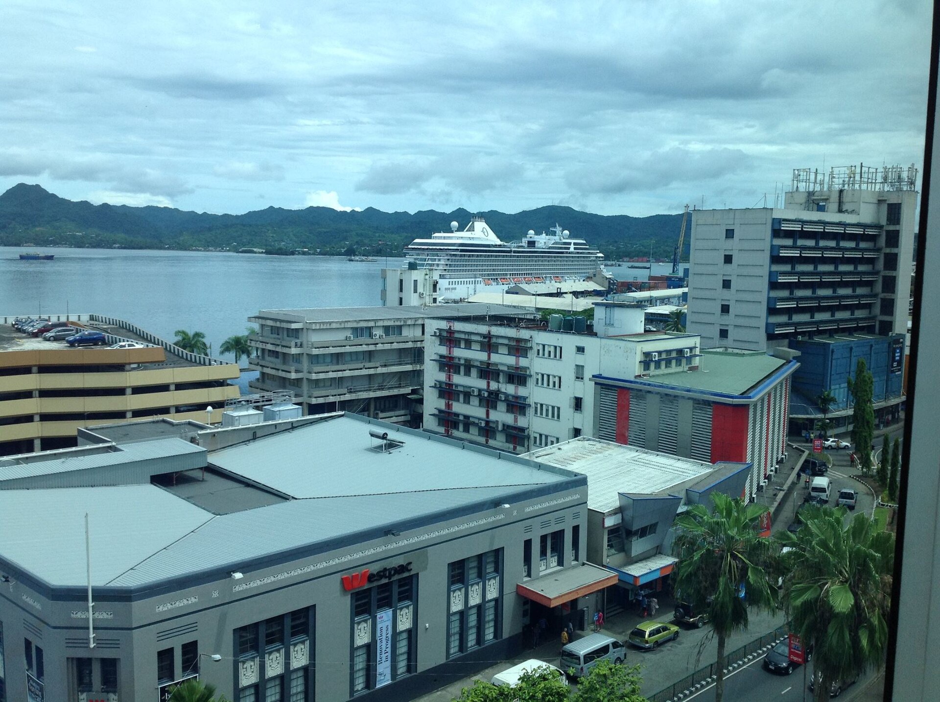 Suva city and harbour